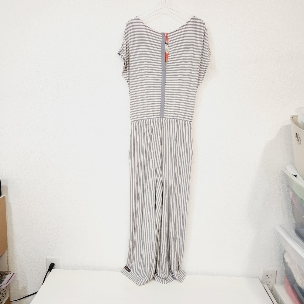 Matilda Jane Womens Stripes All Day Romper Outfit Gray Size - Picture 8 of 14